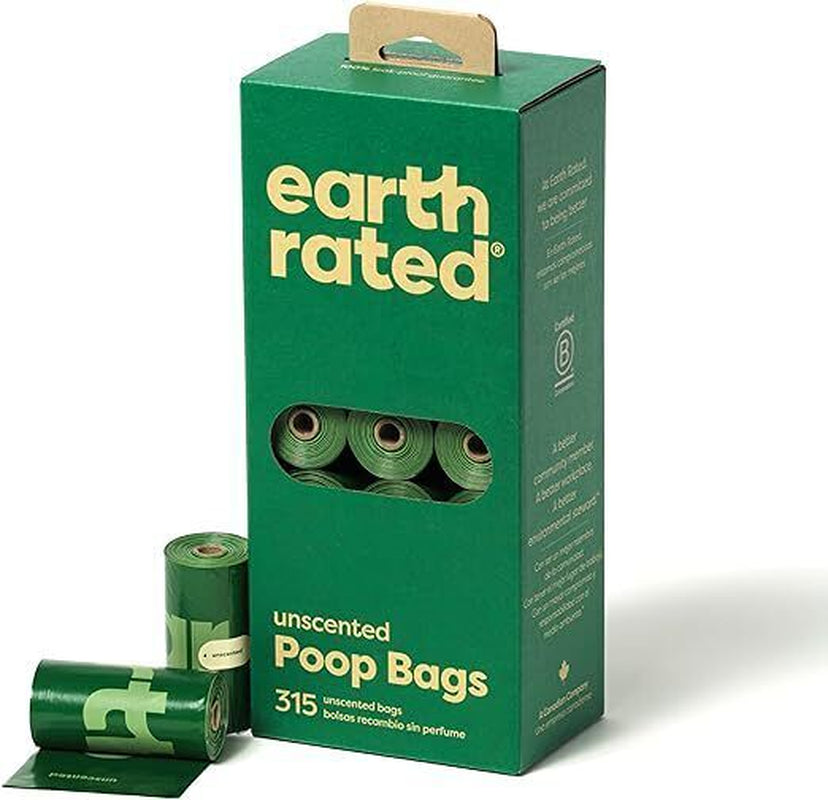 Earth Rated Dog Poo Bags Guaranteed Leak Proof and Extra Thick Waste Bag Refill